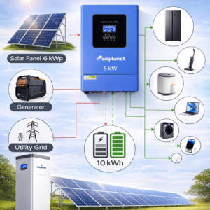 Akku komfort napelemes rendszer csomag