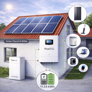 Akku plusz napelemes rendszer csomag – háromfázisú inverterrel